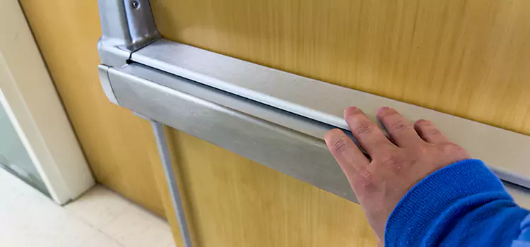 Installing a Push Bar on a Door Livermore