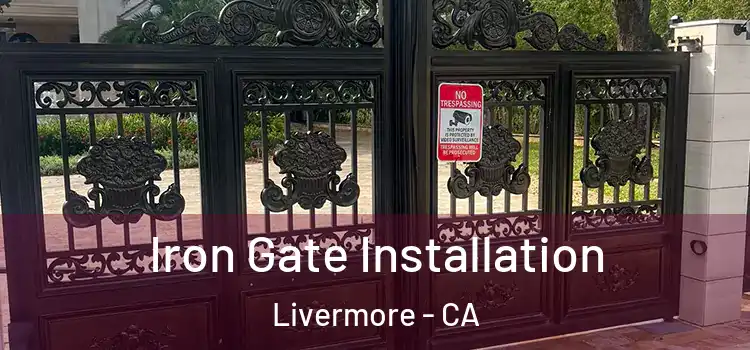 Iron Gate Installation Livermore - CA
